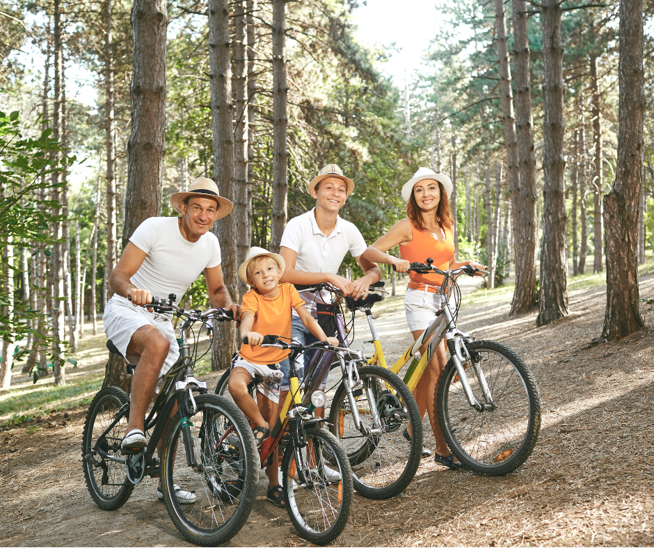 le vélo en famille